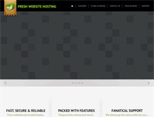 Tablet Screenshot of freshwebsitehosting.com